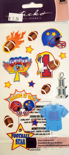 Sticko  - flat sticker sheets -  football