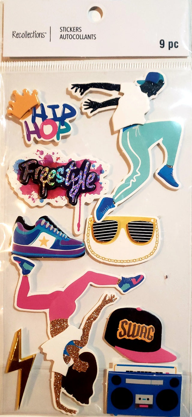 Recollections - dimensional sticker pack - dance hip hop