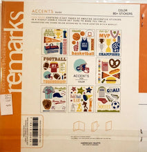 Load image into Gallery viewer, AC - American crafts - remarks sticker book - accents dude color