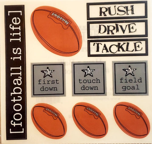 Srm press  - say it with stickers sheet - have a ball football