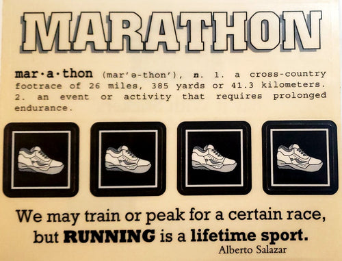 Srm press  - say it with stickers sheet - marathon