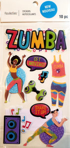 Recollections - dimensional sticker pack - zumba