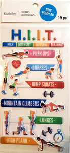Recollections - dimensional sticker pack - work out