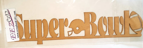 Eez cuts  - laser cut title - super bowl light brown