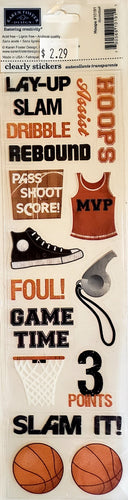 Karen Foster - clearly sticker - hoops basketball