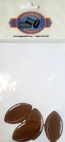 Scrapbook 101 - laser cut design - football