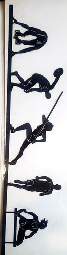 Scrapbook 101 - laser cut design - track and field border