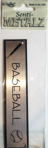 Scrapbook 101 - laser cut design - baseball title senti-meralz