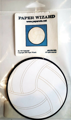 Paper wizard  - layered laser cut - volleyball