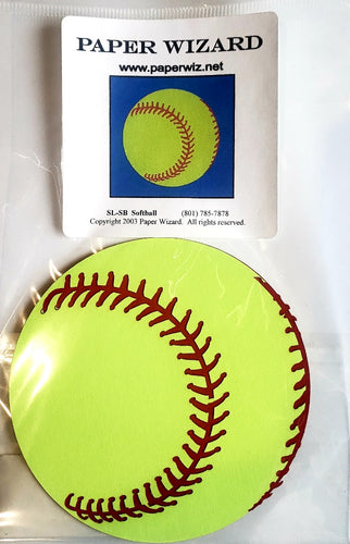 Paper wizard  - layered laser cut - softball