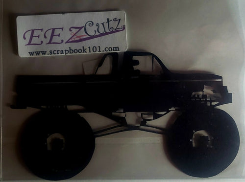 Eez cuts  - laser cut   - big truck monster black