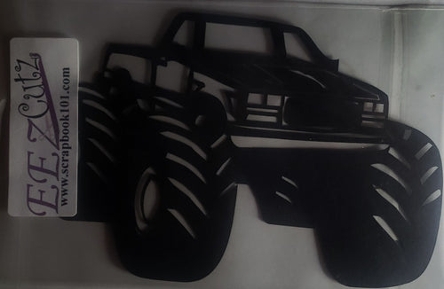 Eez cuts  - laser cut   - big truck 2 monster black
