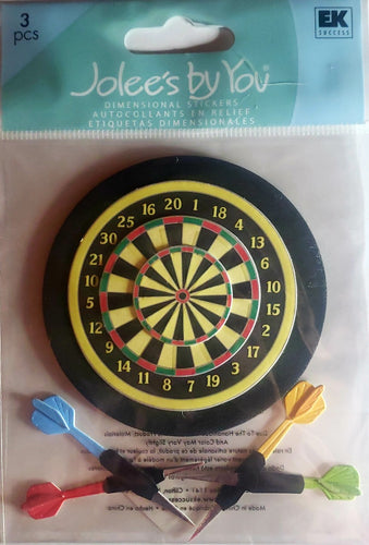 Jolee's Boutique Dimensional Sticker -  dart board