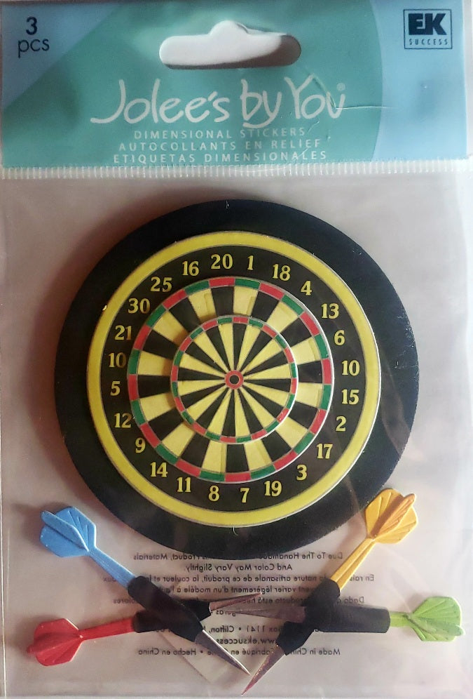 Jolee's Boutique Dimensional Sticker -  dart board