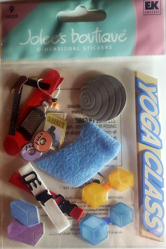 Jolee's Boutique Dimensional Sticker -  yoga class