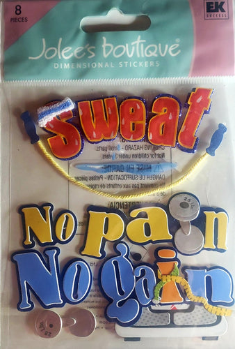 Jolee's Boutique Dimensional Sticker -  sweat