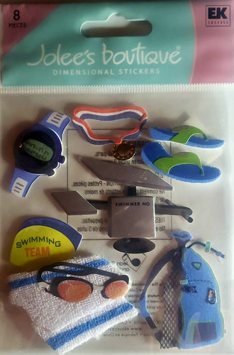 Jolee's Boutique Dimensional Sticker -  swim class