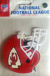 Jolee's Boutique Dimensional Sticker -  football helmet NFL Kansas city Chiefs
