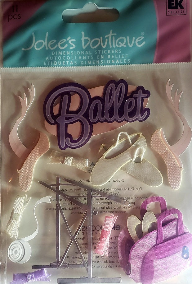 Jolee's Boutique Dimensional Sticker -  ballet