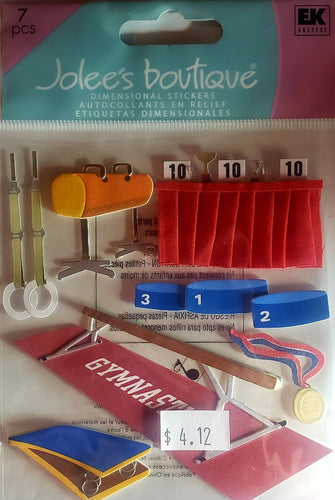 Jolee's Boutique Dimensional Sticker -  gymnastics