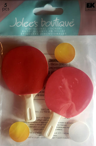 Jolee's Boutique Dimensional Sticker -  ping pong