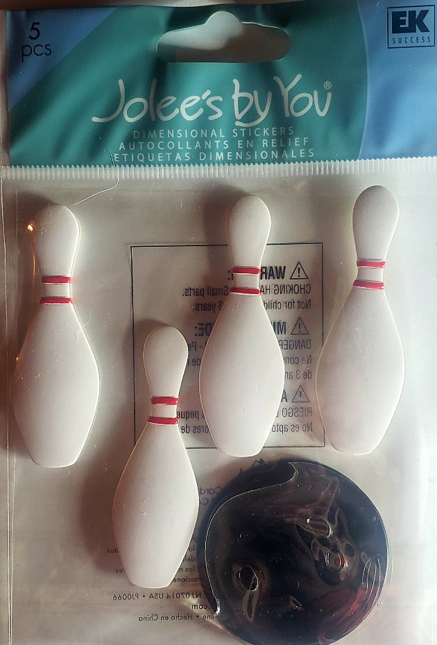 Jolee's Boutique Dimensional Sticker -  bowling