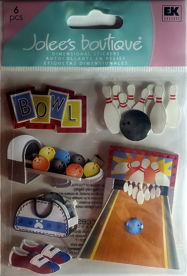 Jolee's Boutique Dimensional Sticker -  bowling alley