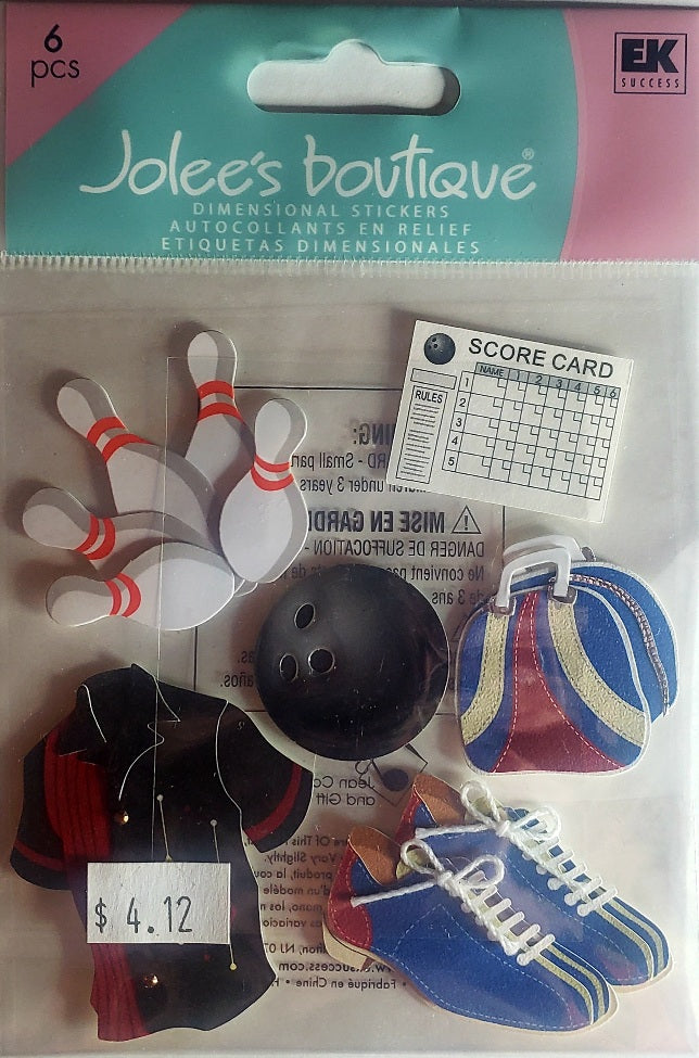 Jolee's Boutique Dimensional Sticker -  bowling