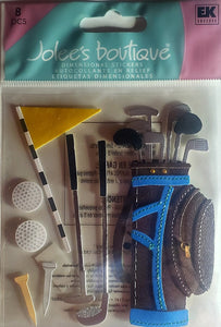 Jolee's Boutique Dimensional Sticker -  golf outting