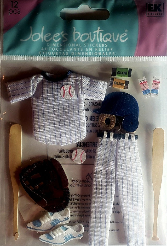 Jolee's Boutique Dimensional Sticker -  baseball