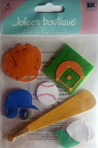 Jolee's Boutique Dimensional Sticker -  kids softball