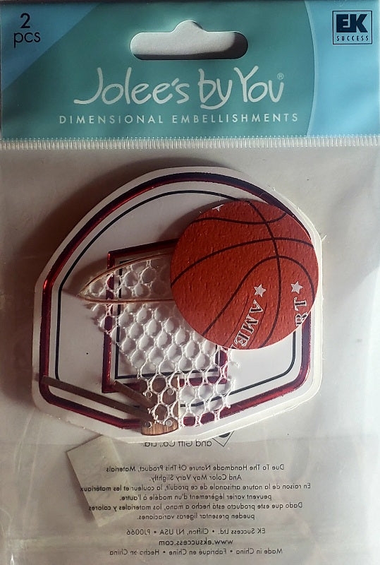 Jolee's Boutique Dimensional Sticker -  basketball hoop