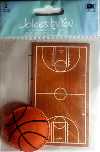 Jolee's Boutique Dimensional Sticker -  basketball