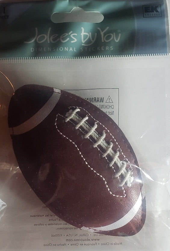 Jolee's Boutique Dimensional Sticker -  football puffy