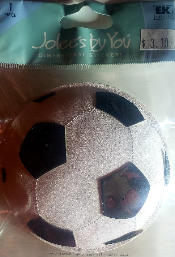 Jolee's Boutique Dimensional Sticker -  soccer ball puffy