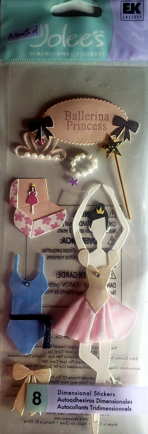 Jolee's Boutique Dimensional Sticker - ballerina
