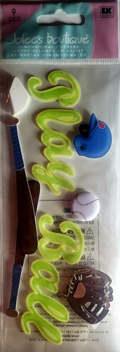 Jolee's Boutique Dimensional Sticker - title play ball
