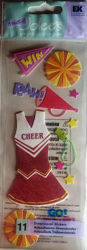 Jolee's Boutique Dimensional Sticker - cheerleading