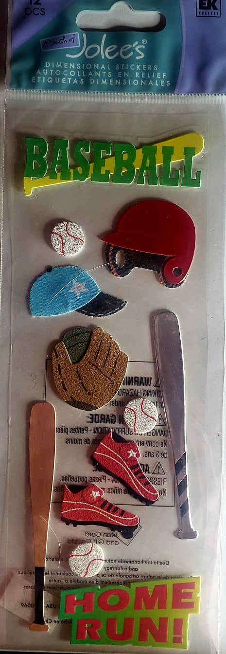 Jolee's Boutique Dimensional Sticker - baseball