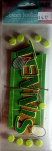 Jolee's Boutique Dimensional Sticker - title tennis
