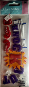Jolee's Boutique Dimensional Sticker -  knockout title