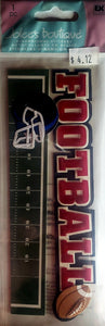 Jolee's Boutique Dimensional Sticker -  football title