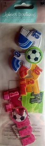 Jolee's Boutique Dimensional Sticker -  soccer Mom title