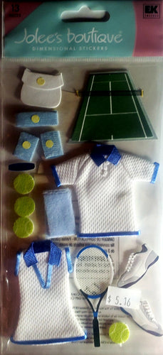 Jolee's Boutique Dimensional Sticker -  large tennis 2