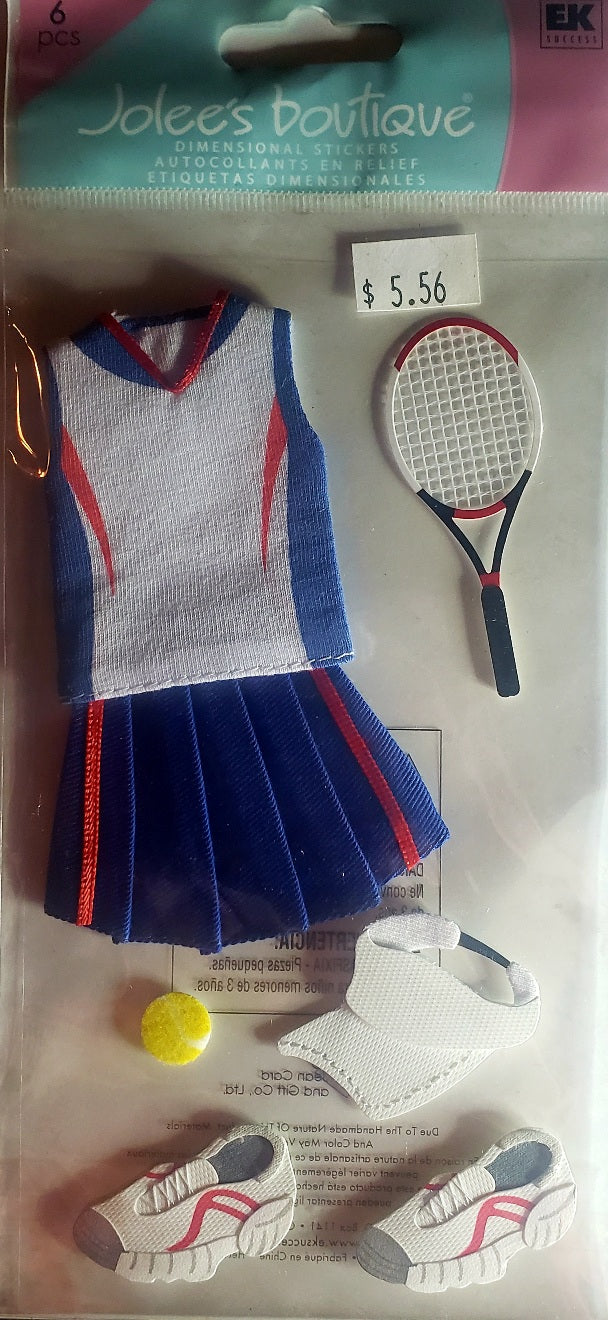 Jolee's Boutique Dimensional Sticker -  large tennis