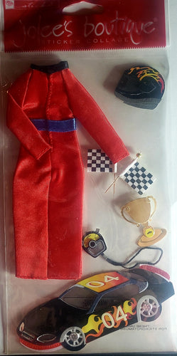 Jolee's Boutique Dimensional Sticker -  large car racing