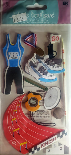 Jolee's Boutique Dimensional Sticker -  large track and field