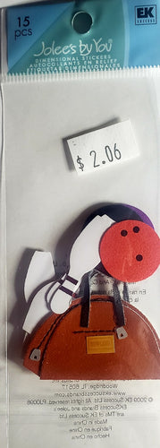 Jolee's Boutique Dimensional Sticker  - tall small pack bowling