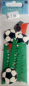 Jolee's Boutique Dimensional Sticker  - tall small pack soccer
