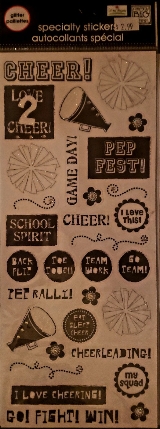 Me and my big ideas MAMBI - flat sticker sheet xlarge - cheerleading